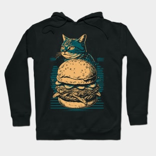 Burger cat Hoodie